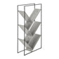 3-Tier Contemporary Bookshelf with Reclaimed Wood Finish