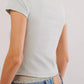 Free People - End Game Pointelle Baby Tee