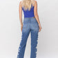 Judy Blue - High Waist Destroyed Sideseam Crop Jeans