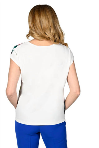 Frank Lyman - Blusa de manga curta e caimento solto