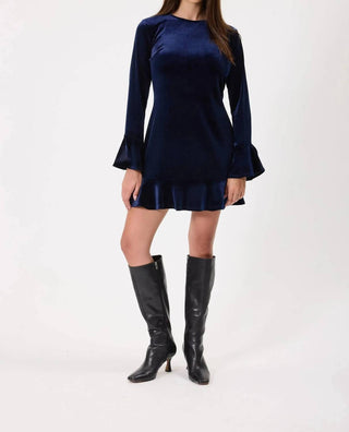 Kylie Paige - Minivestido de veludo Leslie