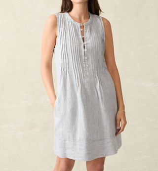 Faherty - Vestido sem mangas de linho Isha
