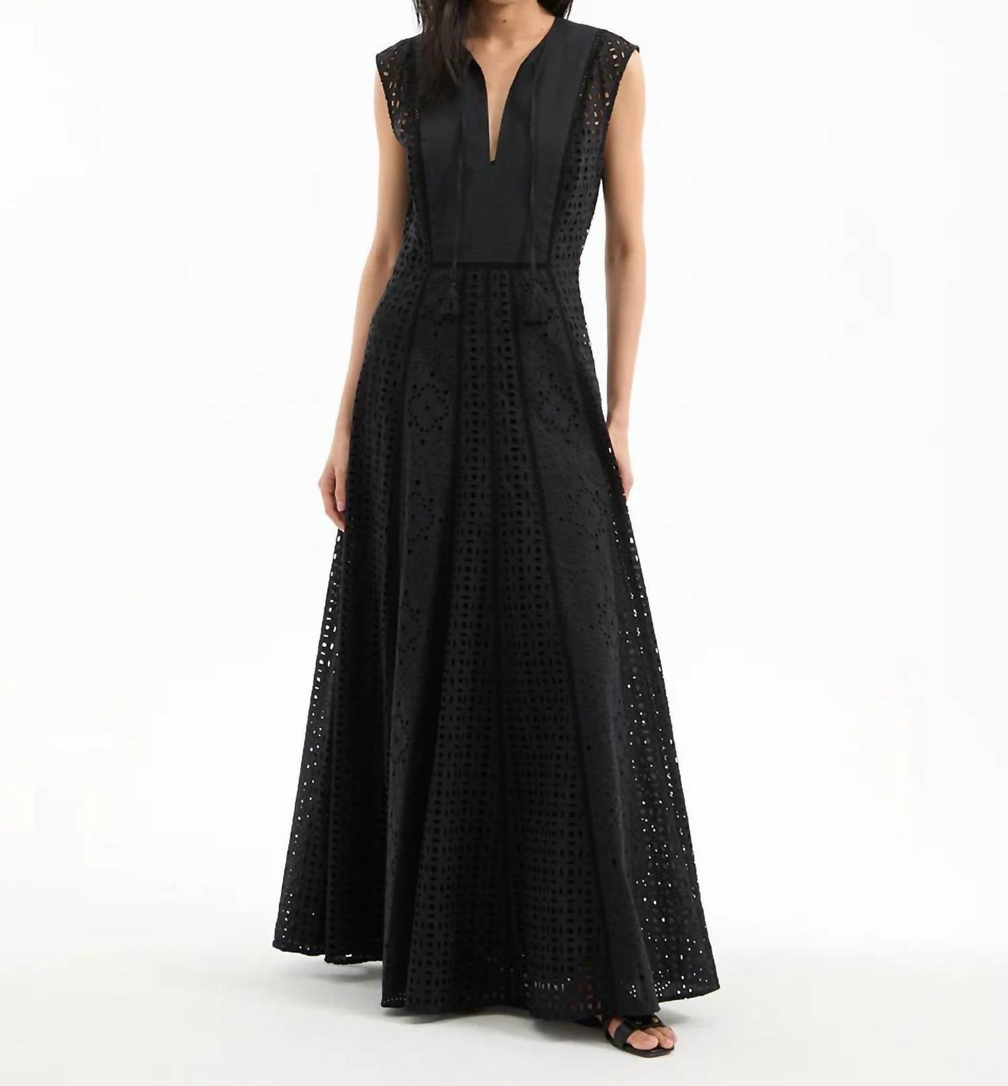 Veronica Beard - Alina Eyelet Maxi Dress