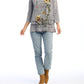 Jess & Jane - Sun Date Mineral Washed Cotton Layered Top
