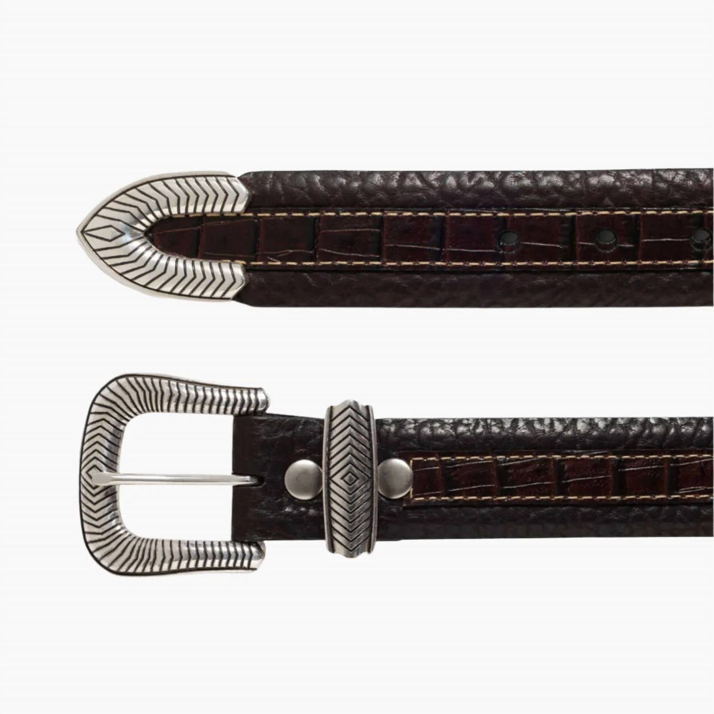 Lejon Leather Goods - Men's Vintage Bison Leather Coloma Usa Made Belt