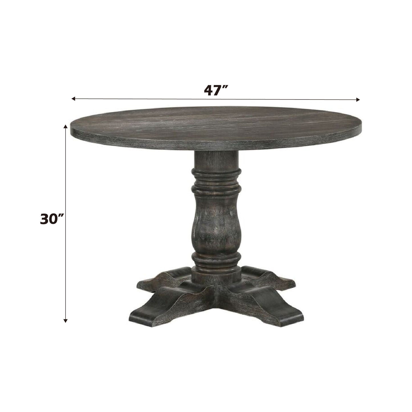 Leventis Weathered Dining Table - Gray