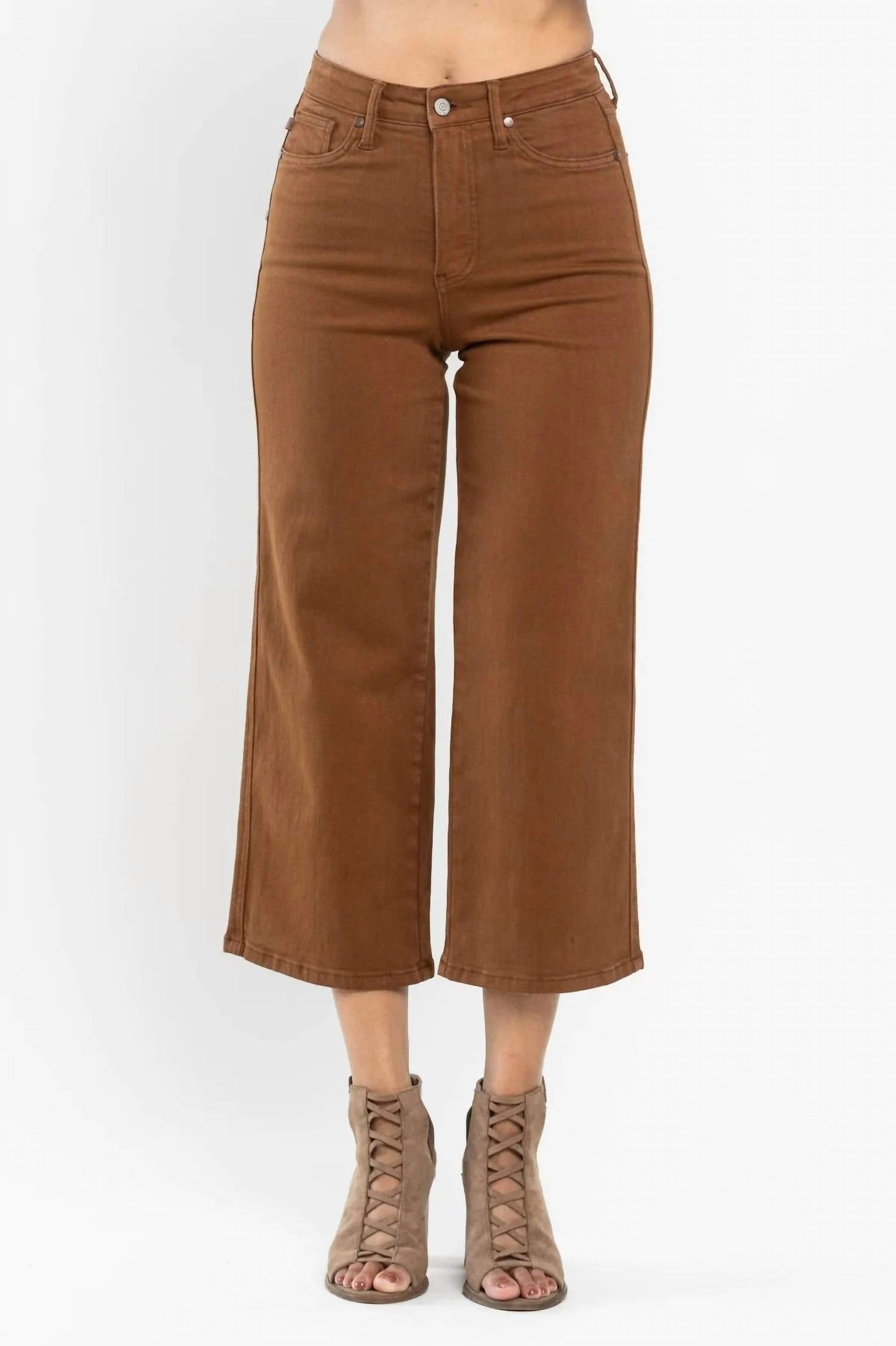 Judy Blue - Cropped Wide Leg Jean