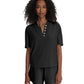 Varley - Kasey Mock Placket Rib Tee