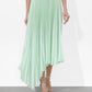 Alice + Olivia - Jenara Asymmetrical Pleated Midi Skirt