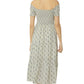 Entro - Floral Smocked Midi Dress