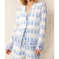 En Creme - Printed Long Sleeve Top