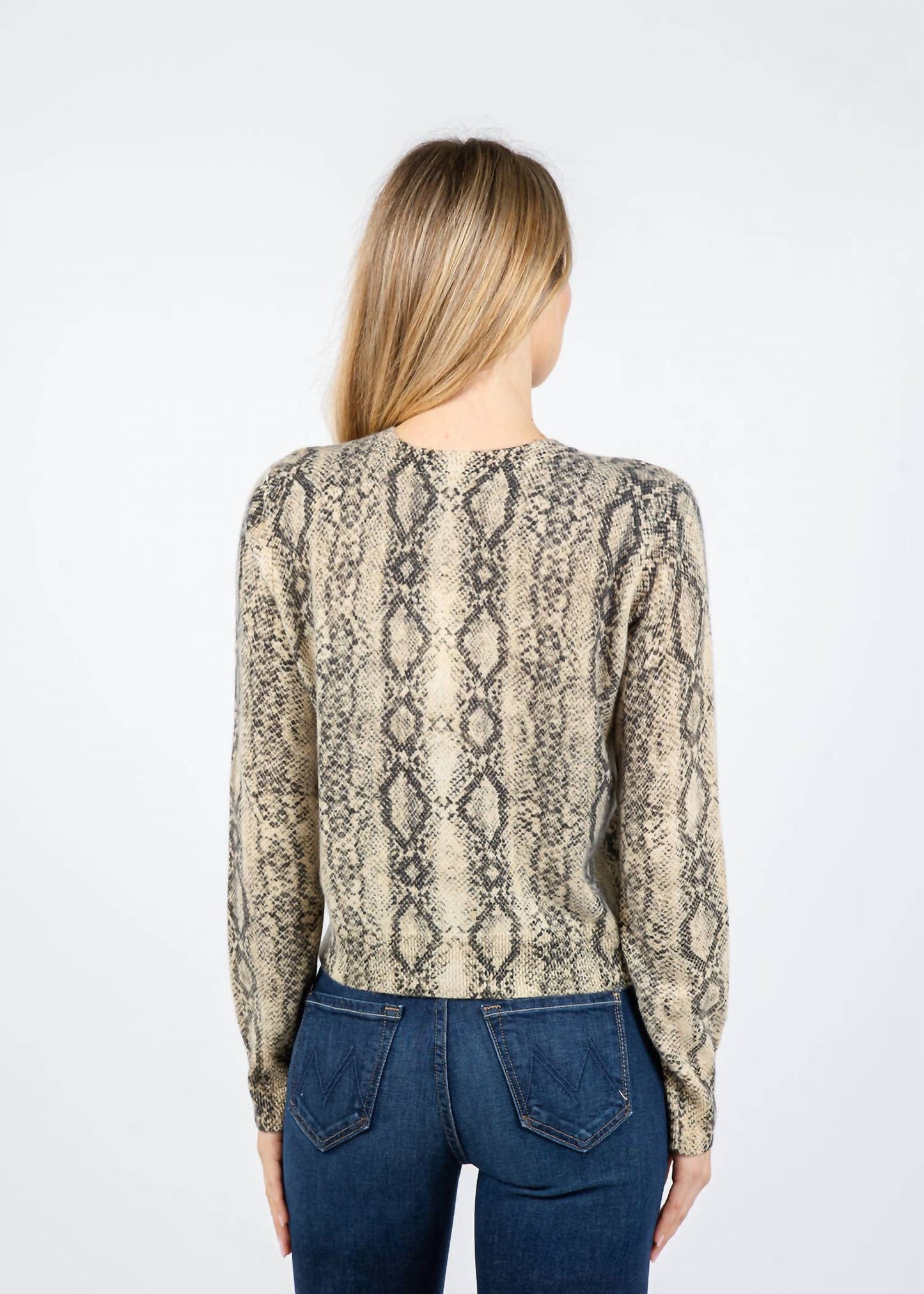 Frame - Cashmere Snake Cardigan