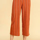Bebop - High Waist Cropped Striped Pants