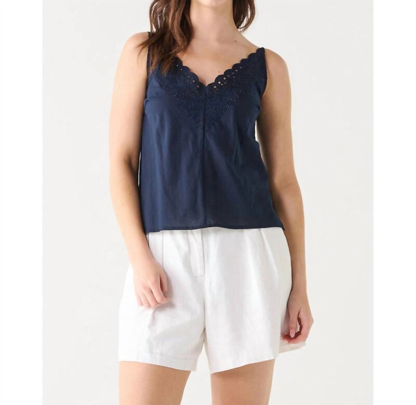 Black Tape - Eyelet Camisole