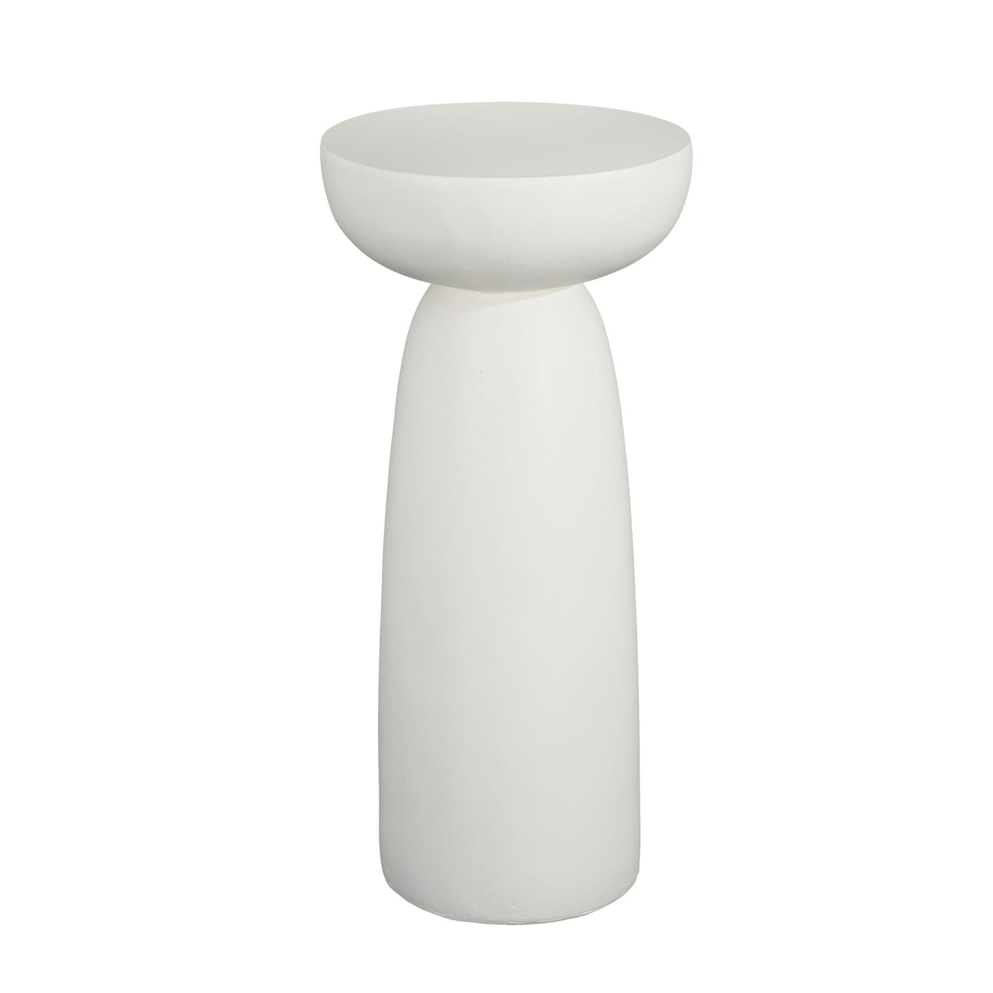 Magnesium Oxide Plant Stand - White