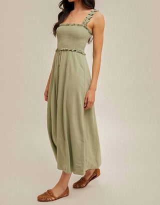 Hem & Thread - Halle Smocked Top Midi Dress