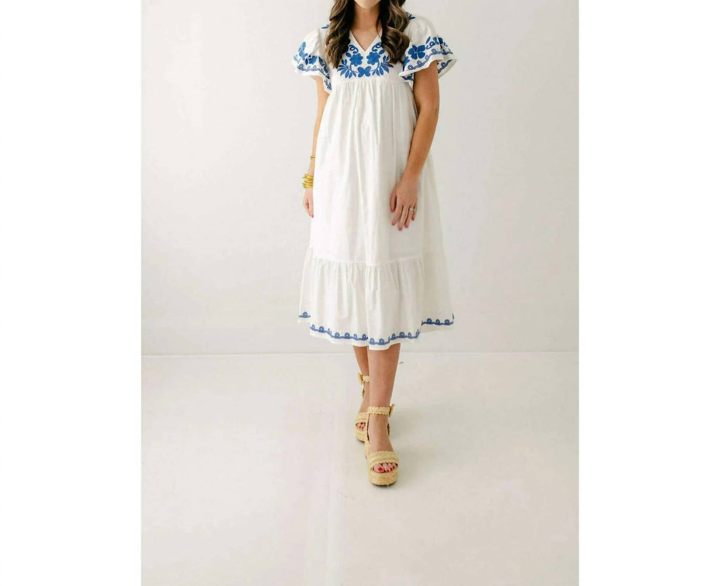Thml - Blossom Embroidery Dress - Plus