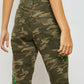 Topshop - High Rise Camo Print Floral Embroidery Ripped Mom Jeans
