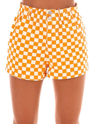 Day + Moon - Checker Spirit Shorts