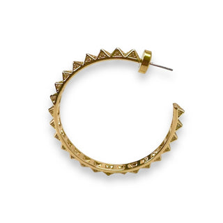 Jagged Halo Jewelry - Brincos de argola Ayla femininos