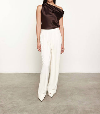 Enza Costa - BLUSA DE SEDA COM OMBRO A OMBRO