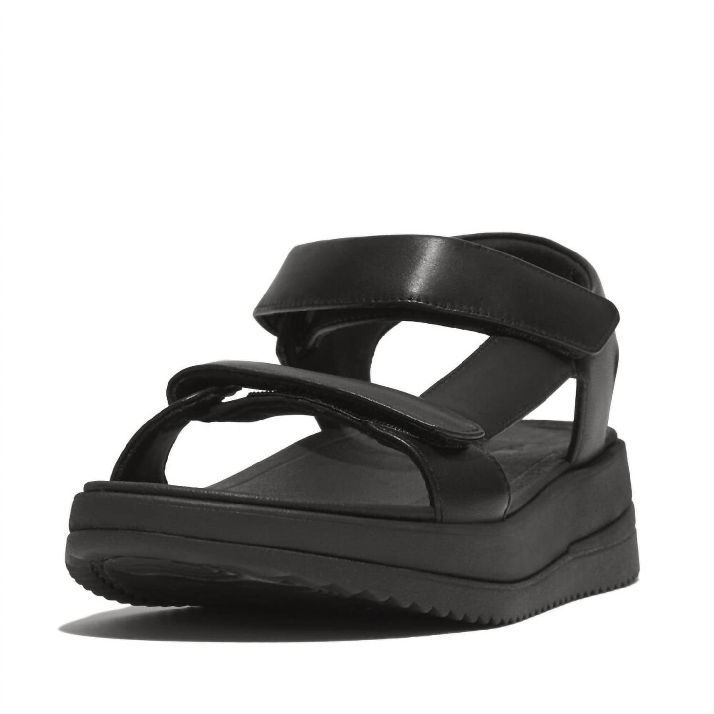 Fitflop - Sandália de couro ajustável Surff feminina