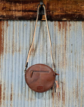 American Darling - Women's Tooled Leather Canteen Bag