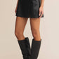 Z Supply - Allegra Faux Leather Mini Skirt