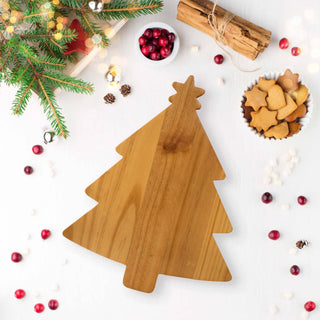 Creative Gifts International - Tábua de madeira de pinho para árvore de Natal - 32,5 cm x 40,6 cm