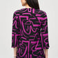 Joseph Ribkoff - Abstract Print Asymmetric Top