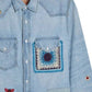 Amiri - Women's Crochet And Patch Denim Shirt