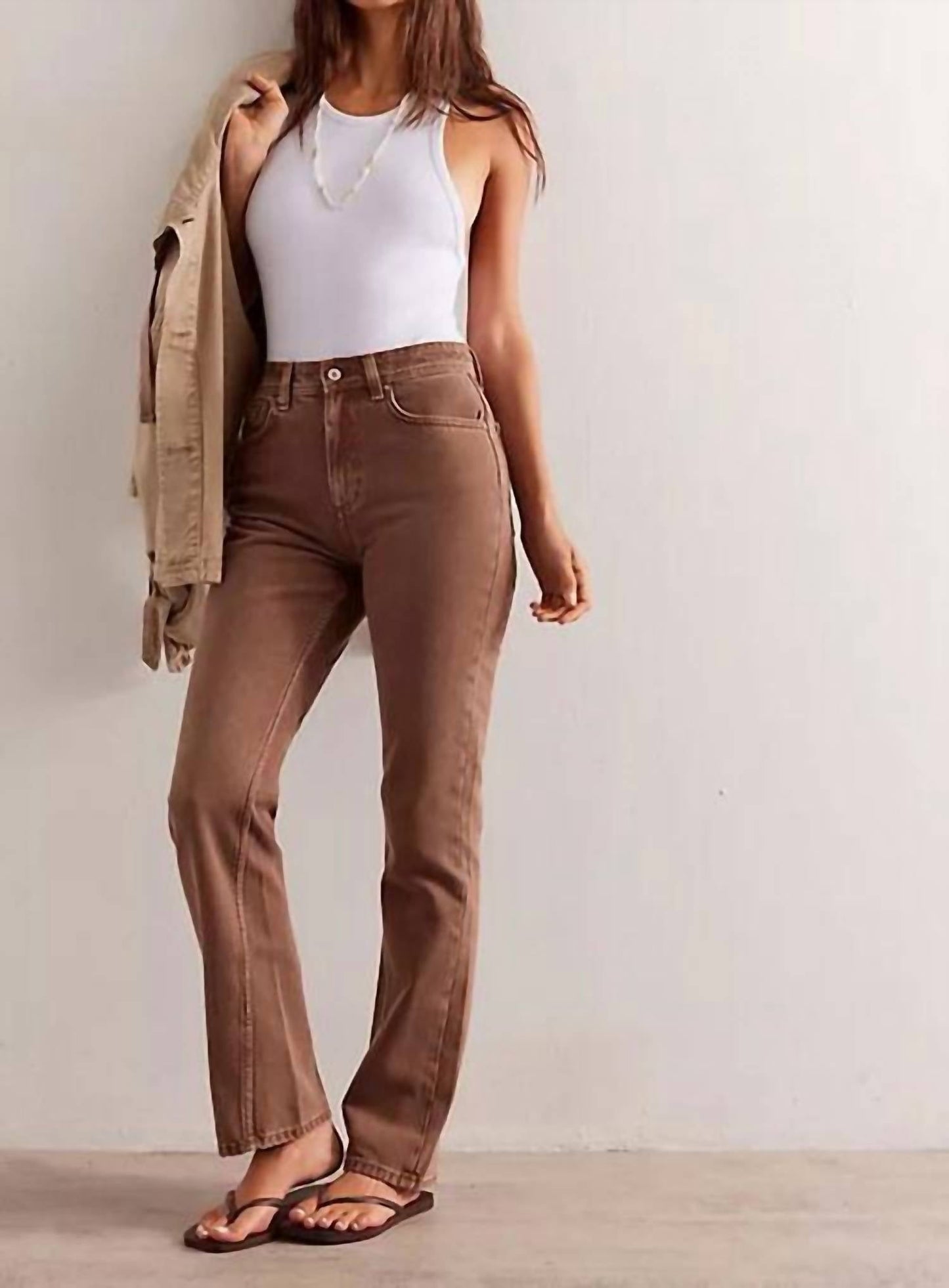 Free People - Xena Slim Straight Denim Jeans
