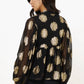 Oliphant - Mandarin Balloon Floral Top