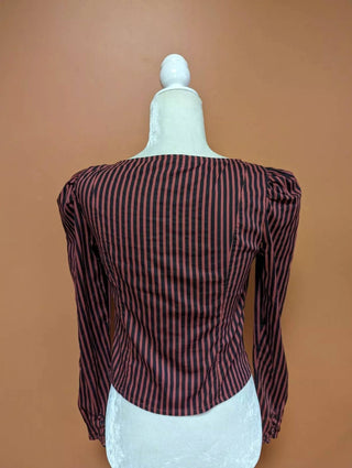 Free People - Blusa listrada vintage Caroline