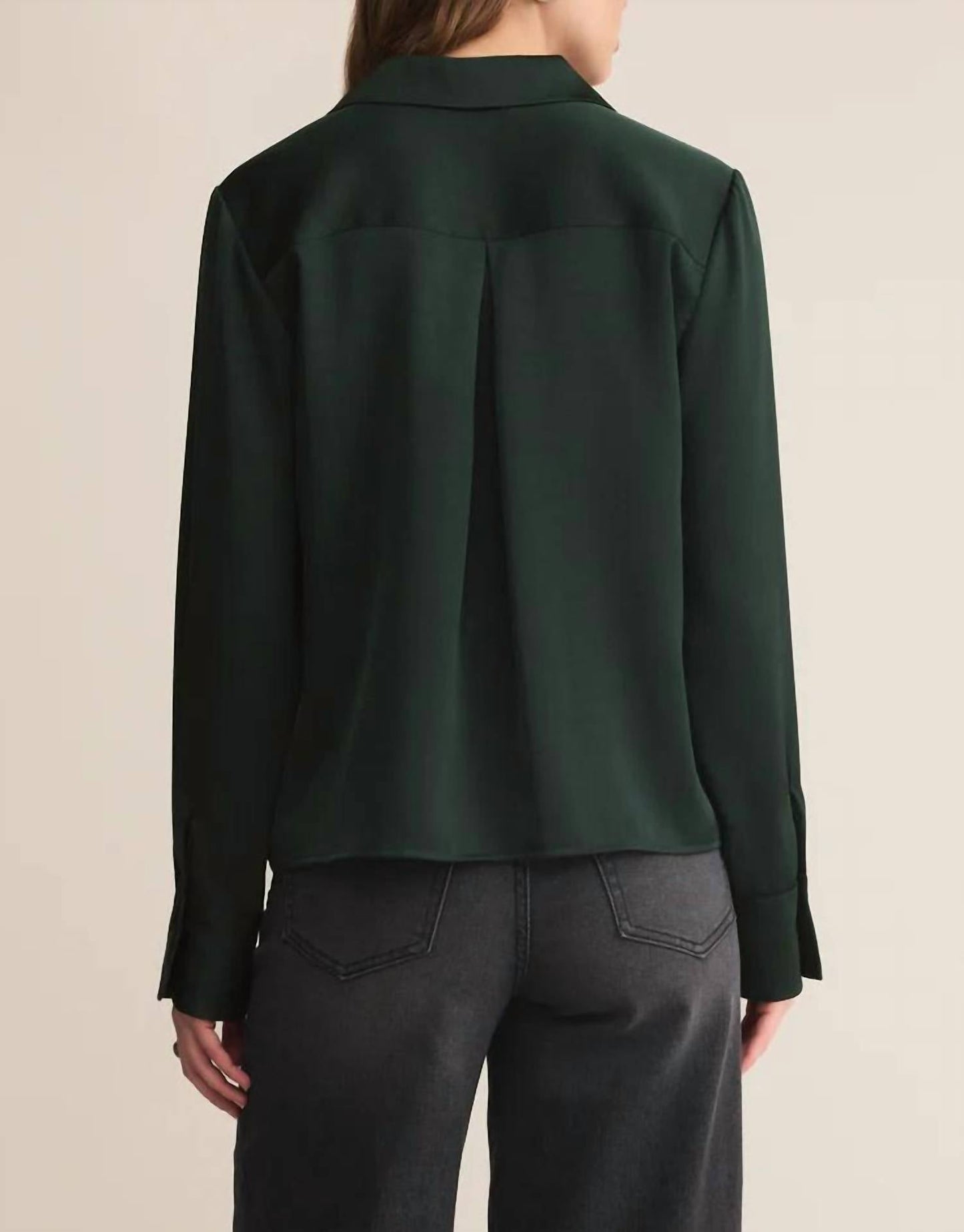Z Supply - Ana Satin Button Up Shirt