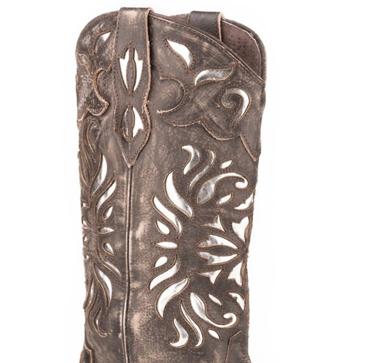 Roper - Ladies Belle Ii Sanded Leather Inlay Boots