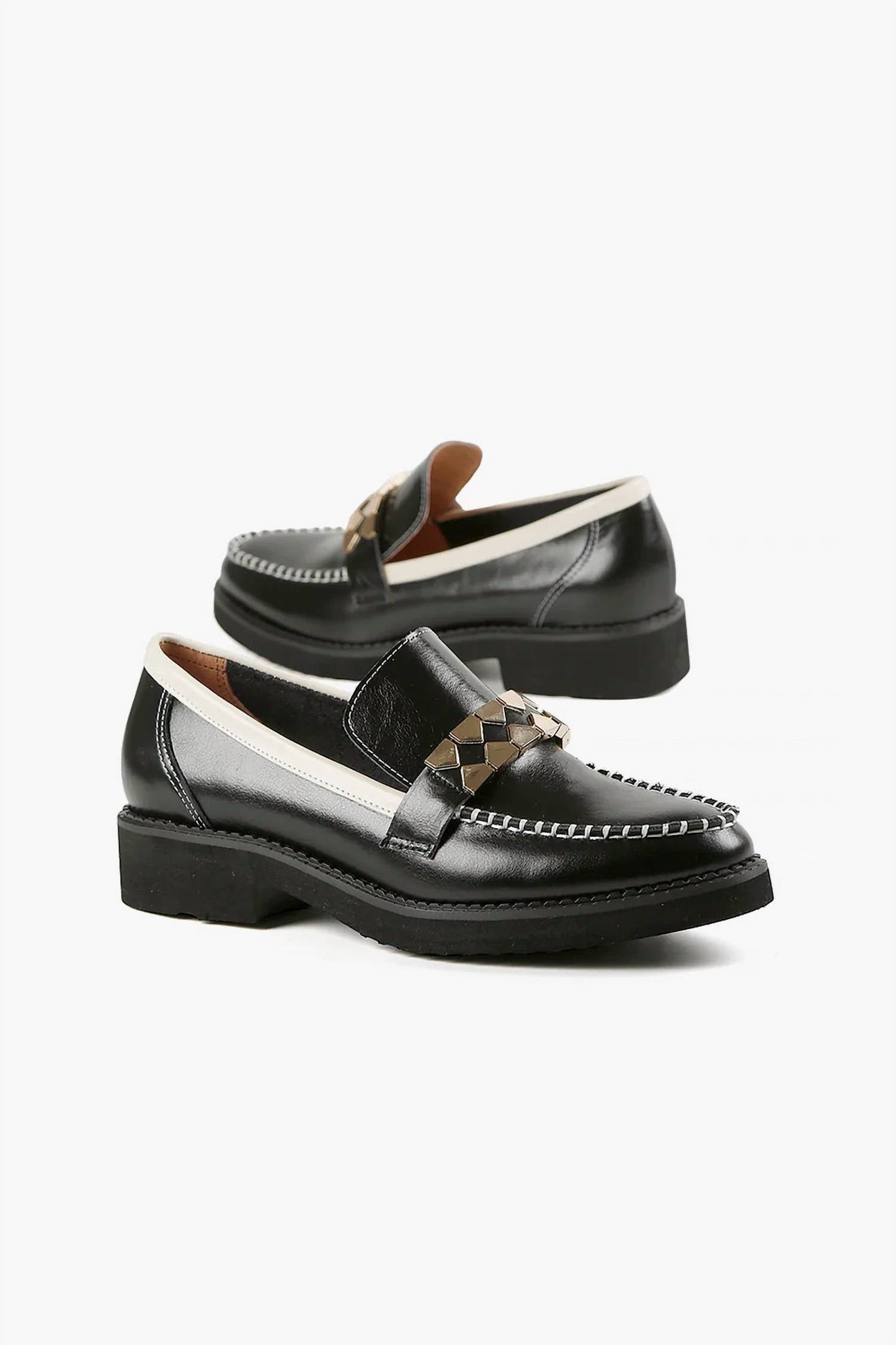 All Black - Women's Clip And Stitch Loafer