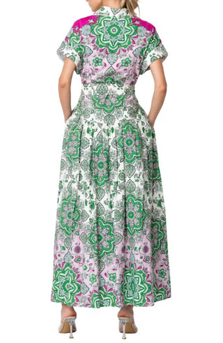 Ciebon - Vestido midi com estampa floral Rosalyn