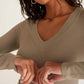 Z Supply - IZZY RIB V-NECK TOP