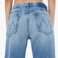 Mãe - Calça Jeans Lil Dodger Loose Straight Leg