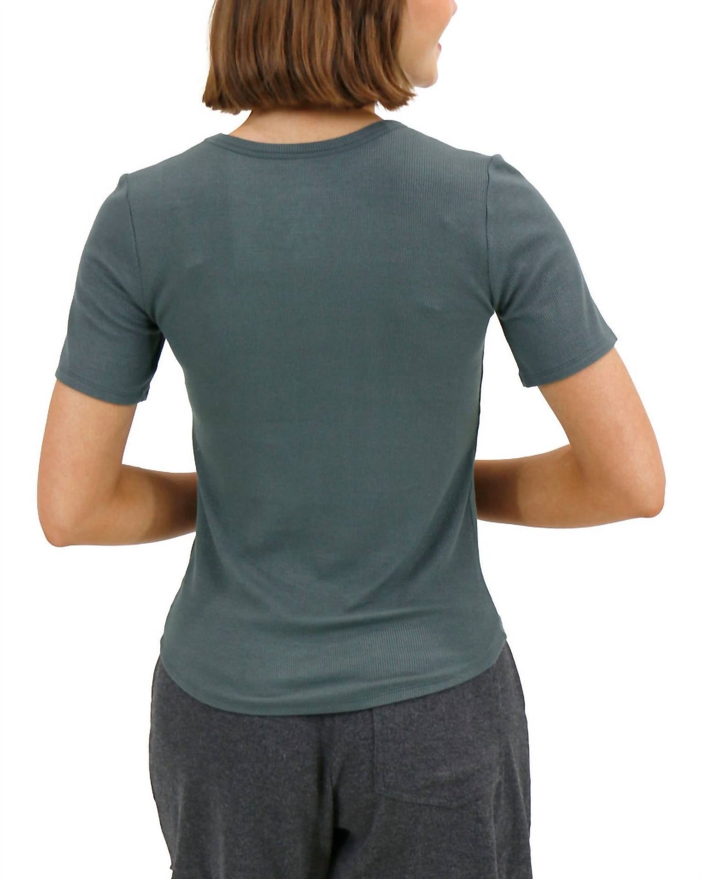 Grace And Lace - Essential Ribbed Short Sleeve Tee
