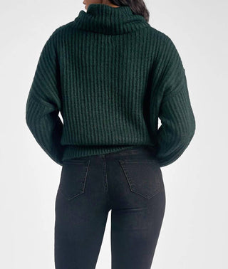 Elan - Suéter com manga sino grossa