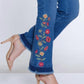 Multiples - Bootcut Embroidered Jeans