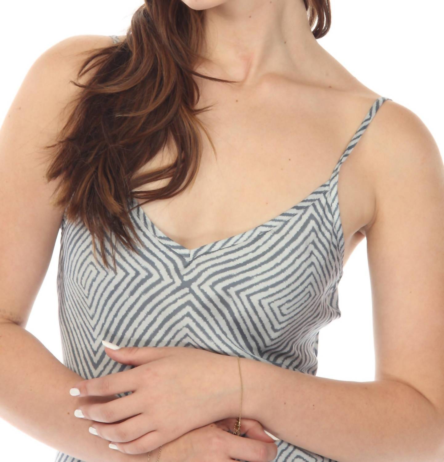 Johnny Was - Vendom Geometric Midi Slip Dress