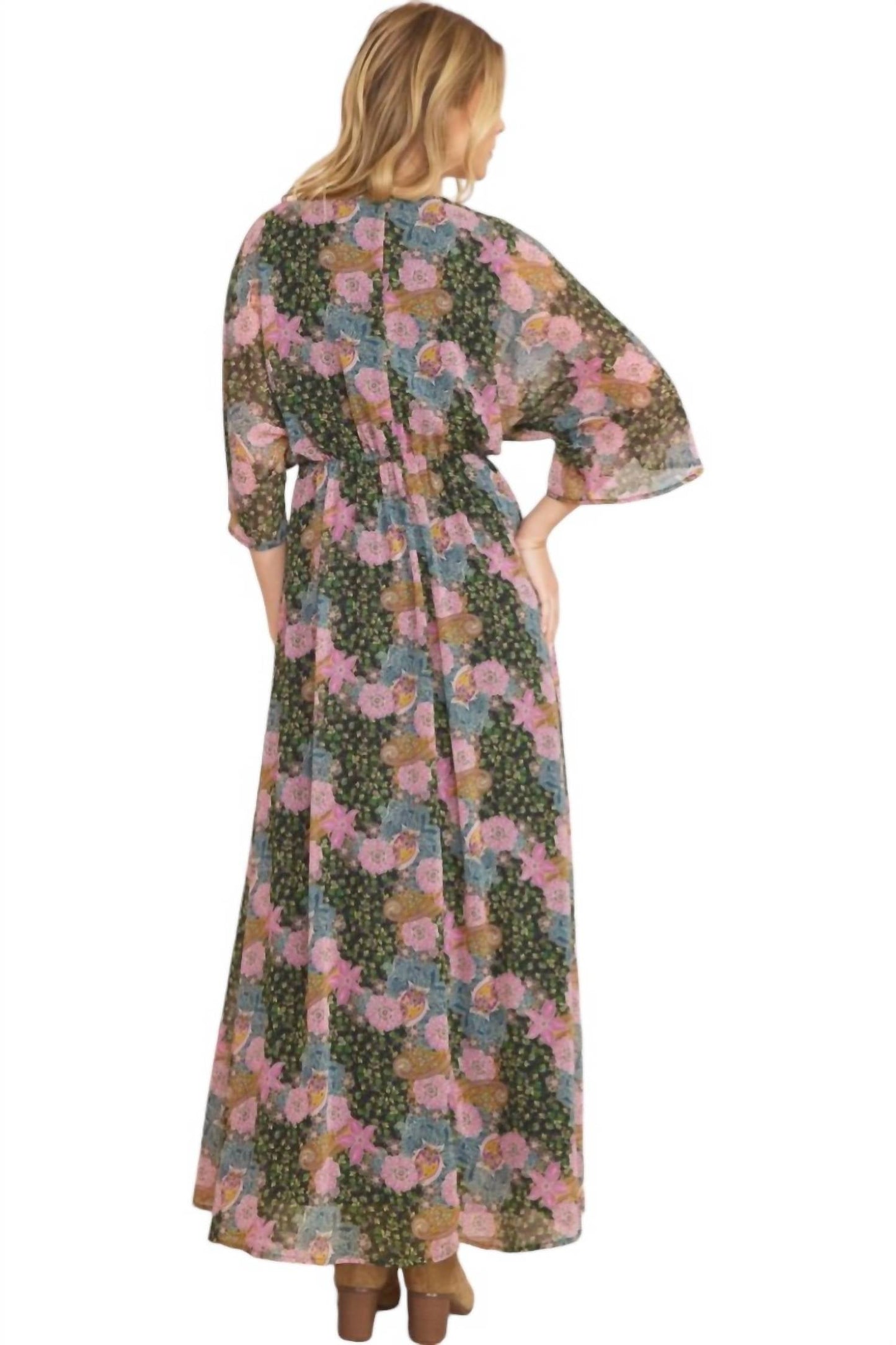 Entro - Floral Mix Maxi Dress