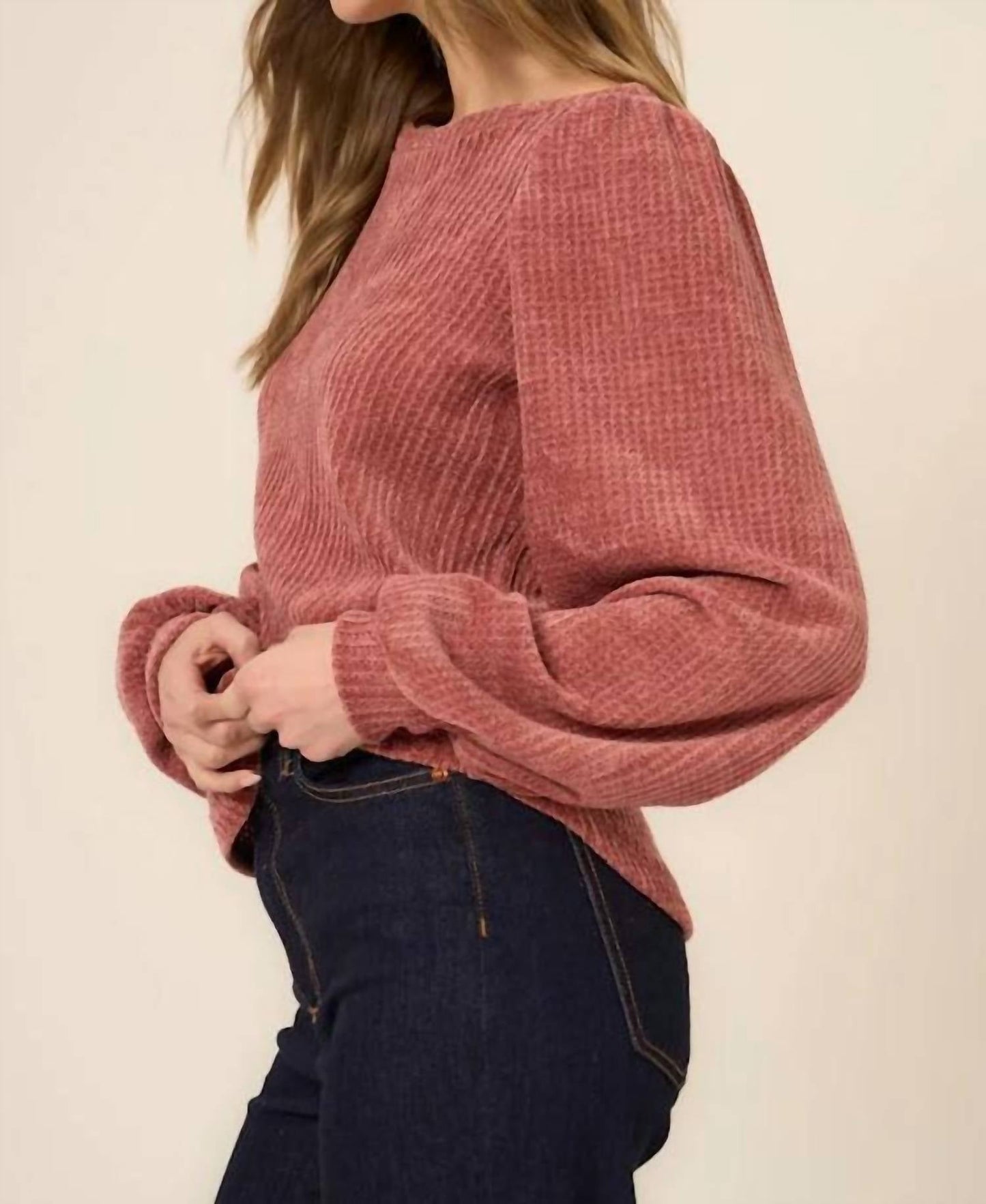 Project Social T - Just Because Chenille Longsleeve