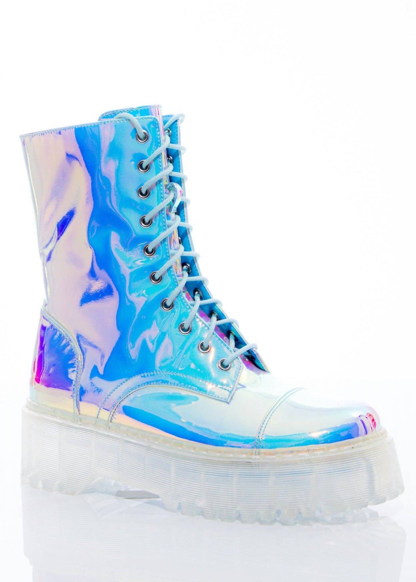 Sparkl Fairy Couture - Women's Opal Combat Boot