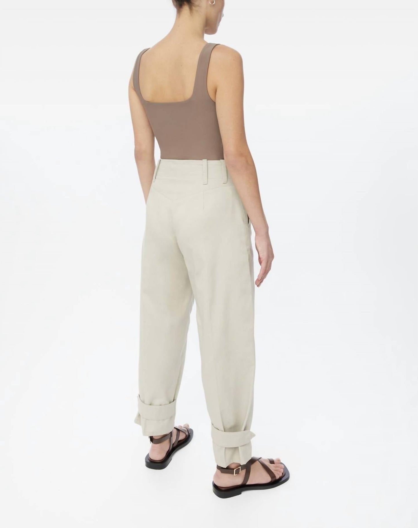 Dāl The Label - Calça Cônica Utilitária Canvas