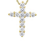 Diana M Jewels - 0.70 Ct Diamond Cross Pendant