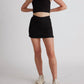 Wolven - Vegan Suede Finish Tennis Skirt